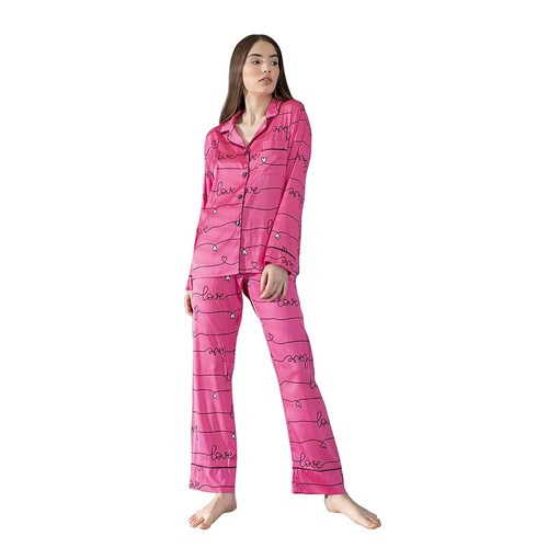 Pigiama lungo donna raso - pigiama,