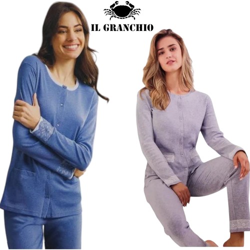 Pigiama donna invernale aperto